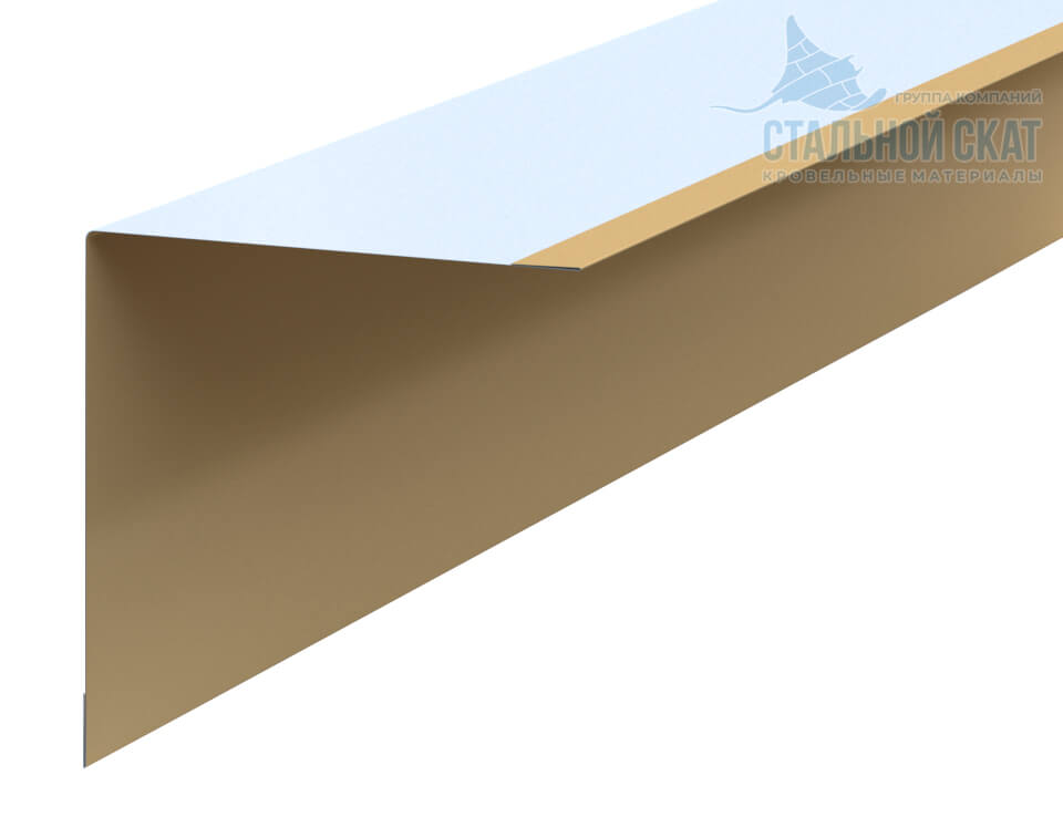 Планка угла внутреннего 75х75х3000 NormanMP (ПЭ-01-1014-0.5) в Щербинке