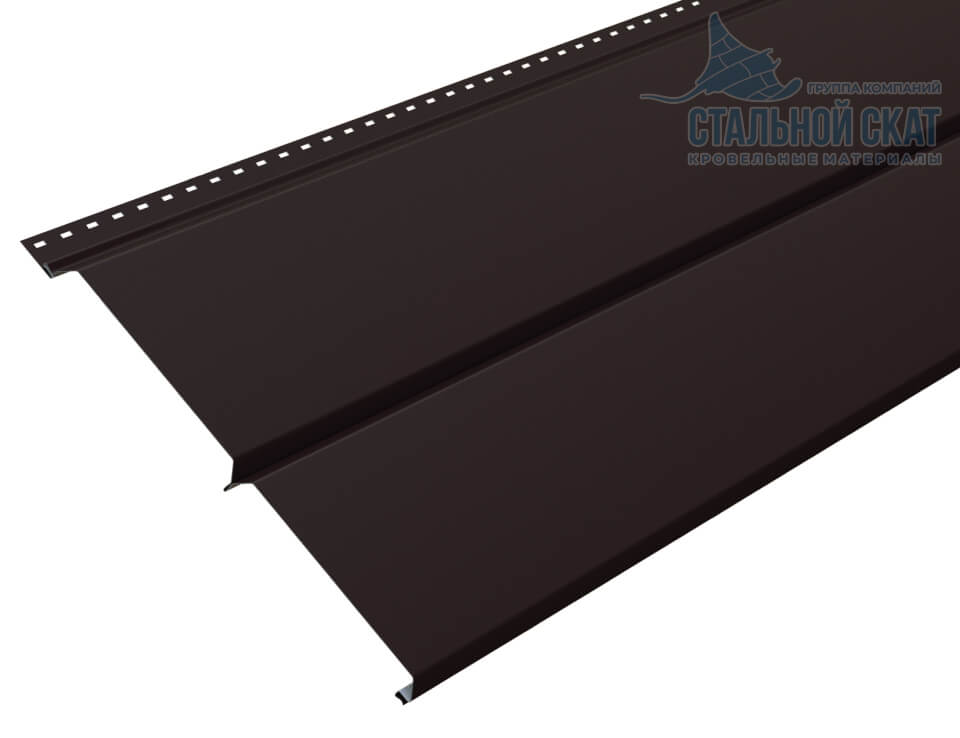 Сайдинг Lбрус-XL-14х335 (VALORI-20-DarkBrown-0.5) в Щербинке