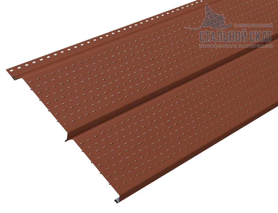 Софит перфор. Lбрус-XL-14х335 NormanMP (ПЭ-01-8004-0.5)