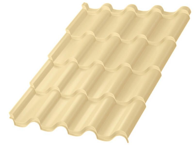 Металлочерепица МП Монтерроса-XL NormanMP (ПЭ-01-1014-0.5)