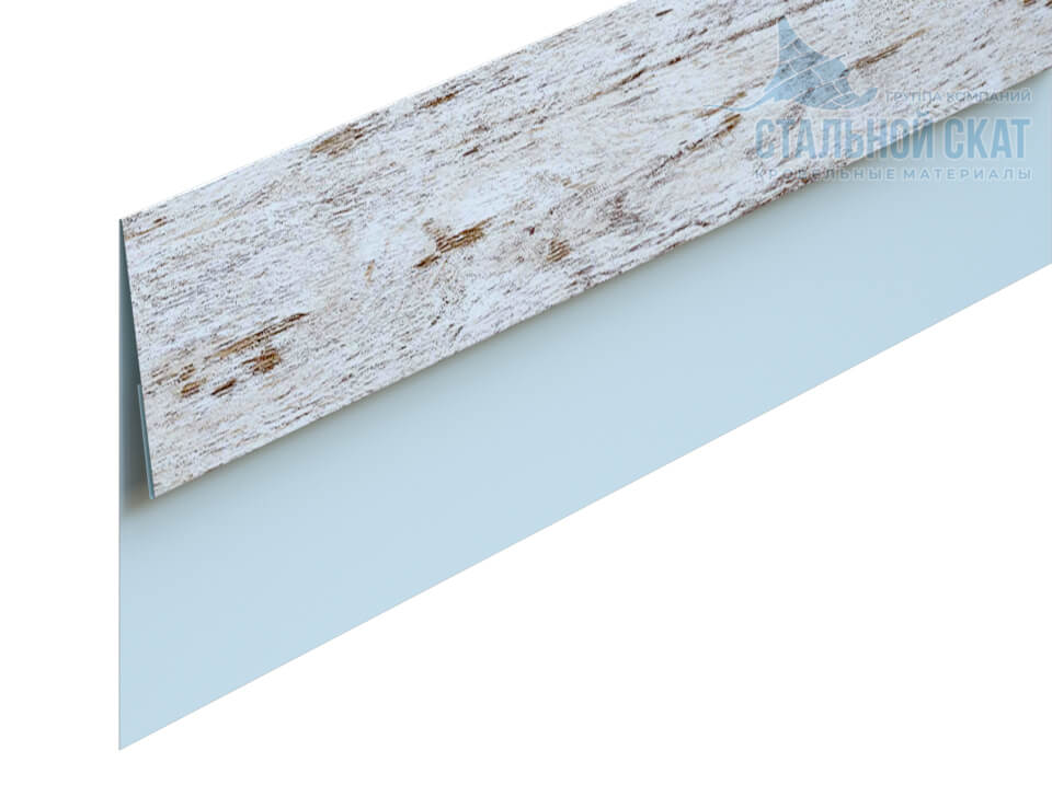 Планка финишная 48х25х2000 (ECOSTEEL_MA-01-Беленый Дуб-0.5)