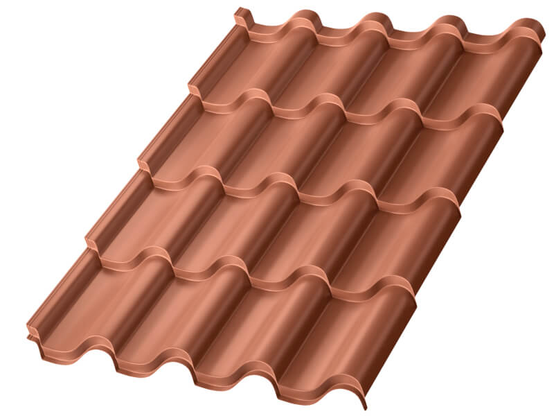 Металлочерепица МП Монтерроса-ML (PURMAN-20-Аргиллит-0.5)
